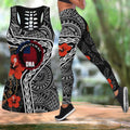 Polynesian Samoa Tattoo Legging & Tank top-ML-Apparel-ML-S-S-Vibe Cosy™