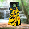 Africa Orisha Oshun Goddess Legging & Tank top