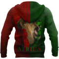 African Lion Power Hoodie