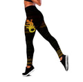 African Golden Gecko Legging & Tank top