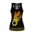 African Golden Gecko Legging & Tank top