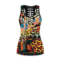 African Traditional Pattern 3D Over Printed Legging & Tank top