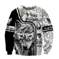 Wolf Hunter 3D Over Printed Hoodie Tshirt for Men and Women-ML