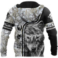 Wolf Hunter 3D Over Printed Hoodie Tshirt for Men and Women-ML