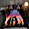 Happy Family Of Firefighter Lover Bedding Set