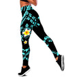 Amazing Polynesian Sea Turtle Tattoo & Hibiscus Legging & Tank top ML