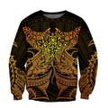 Amazing Polynesian Ray Tattoo Hoodie for Men and Women