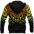 Amazing Polynesian Tattoo Unisex Hoodie ML