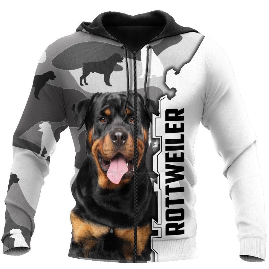 Rottweiler dog 3D All Over Printed shirt & short for men and women PL