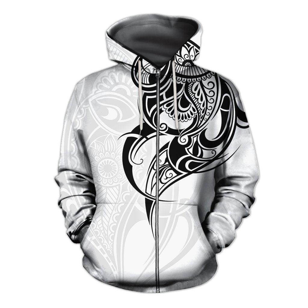 Amazing Polynesian Tattoo Unisex Hoodie ML