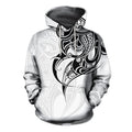 Amazing Polynesian Tattoo Unisex Hoodie ML