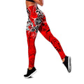 Amazing Polynesian Tribal Pattern Hoodie and Legging ML