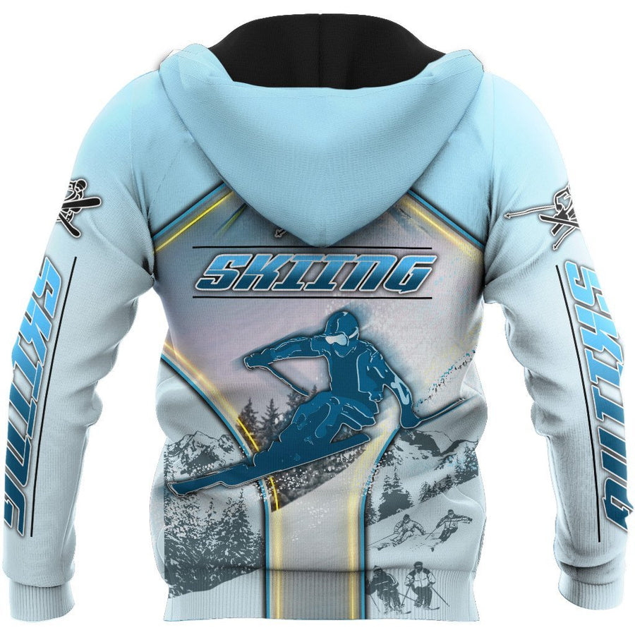 Skiing 3D All Over Printed shirt & short for men and women PL