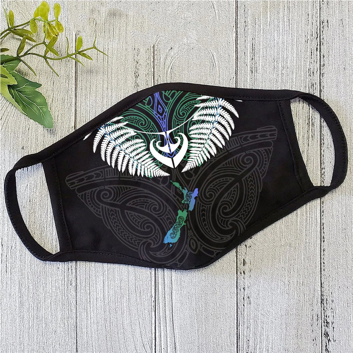 Premium New Zealand 3D All Over Print Face Mask PL