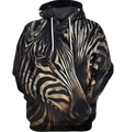 3D All Over Print Zebra Face Lovely Shirt-Apparel-6teenth World-Hoodie-S-Vibe Cosy™