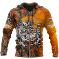 Snakehead Fishing Orange camo Women's Men's clothing TR2604203 - Amaze Style™-Apparel