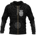 Denmark Vikings Tattoo Hoodie - Amaze Style™-ALL OVER PRINT HOODIES