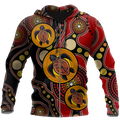 Aboriginal Australia Indigenous Turtles Painting Art shirts for men and women