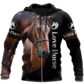 Love Horse 3D All Over Printed Shirts For Men And Women TR2005204 - Amaze Style™-Apparel